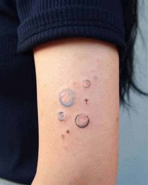 Unique Tattoo Ideas with Bubbles for a Playful Look